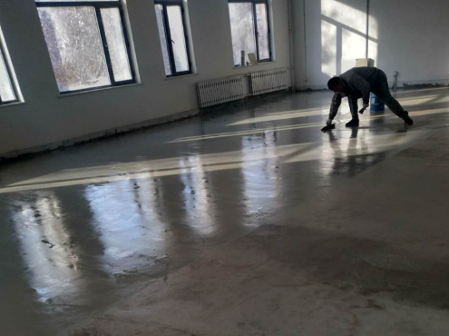 山东大学旧楼地面环氧树脂改造案例