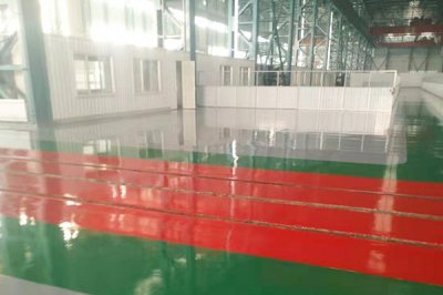 济南翰林建筑承建的禹城某上市公司西卡环氧树脂地坪项目顺利完工