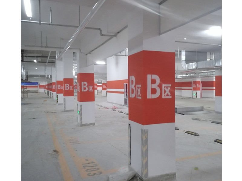 地下停车场墙体柱体彩绘项目