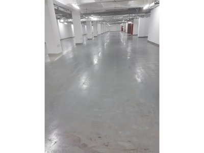 济南某地下停车场西卡环氧地坪项目顺利完工